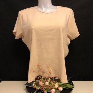 J. Jill Women's Plus 3X Blushing Beige Knit Top